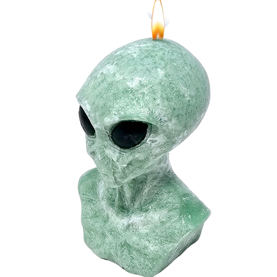 Alien Candle - 5 Inches Handmade Candle