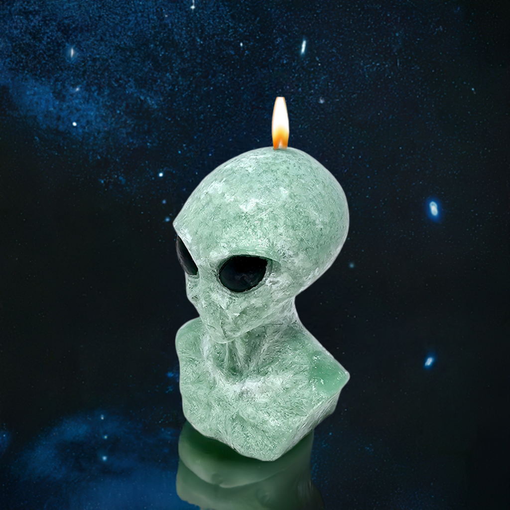 Alien Candle - 5 Inches Handmade Candle