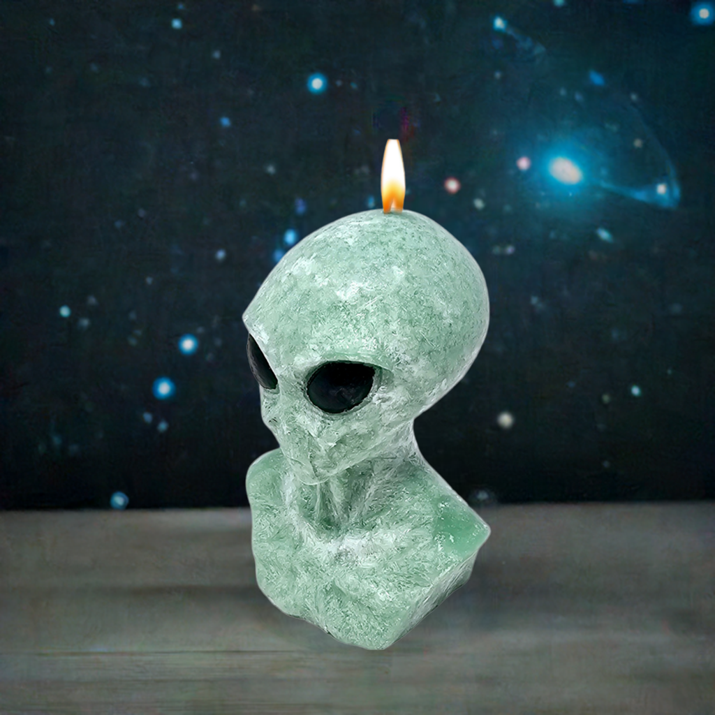 Alien Candle - 5 Inches Handmade Candle
