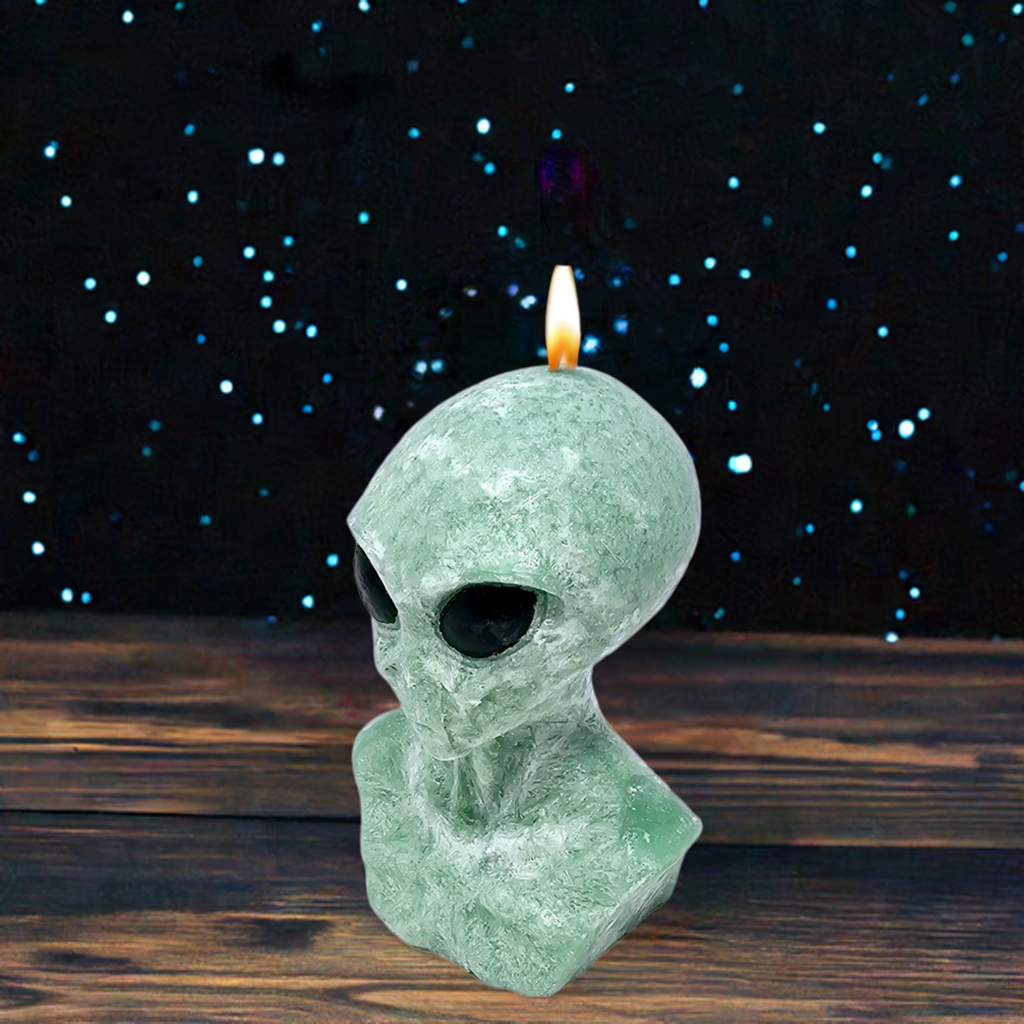 Alien Candle - 5 Inches Handmade Candle