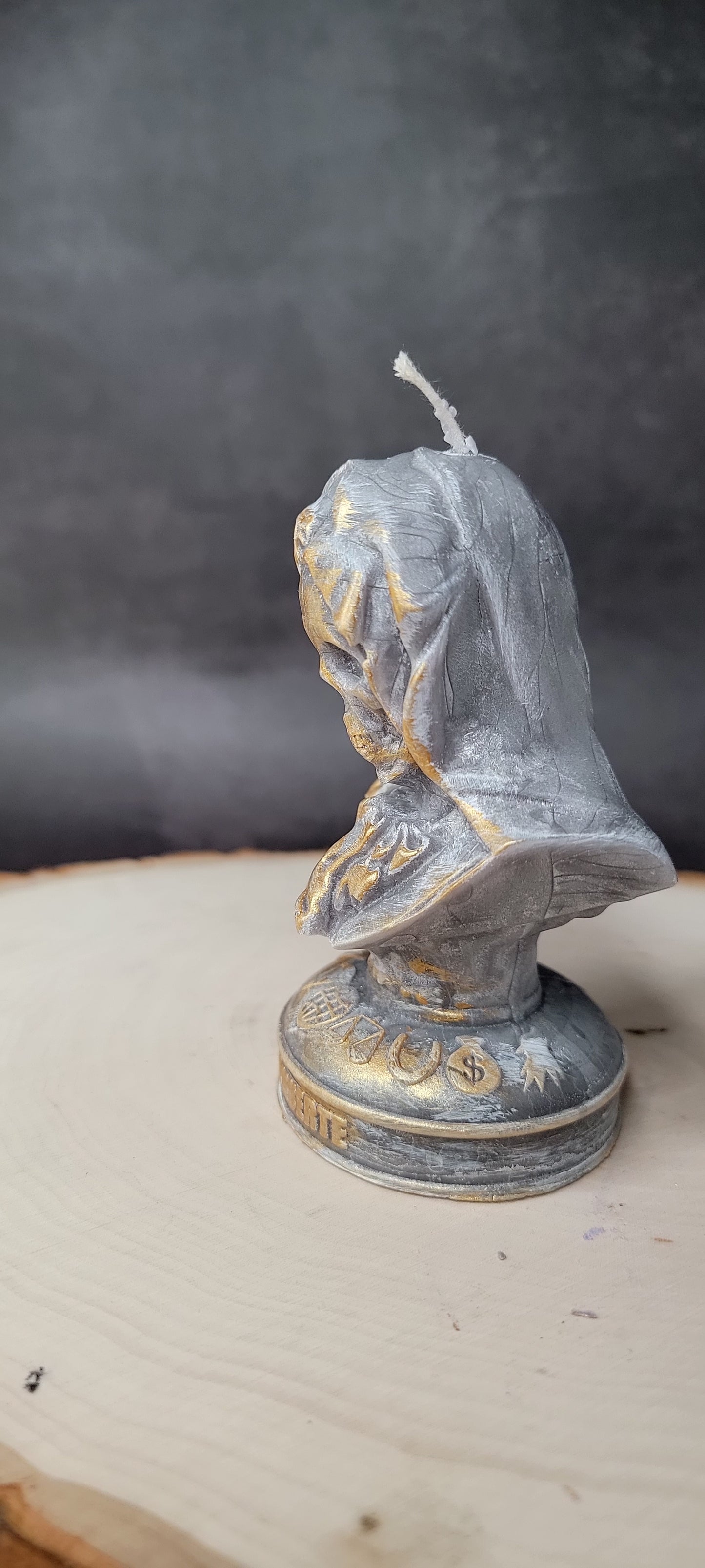 Santa Muerte pillar candle - Holy Death Candle