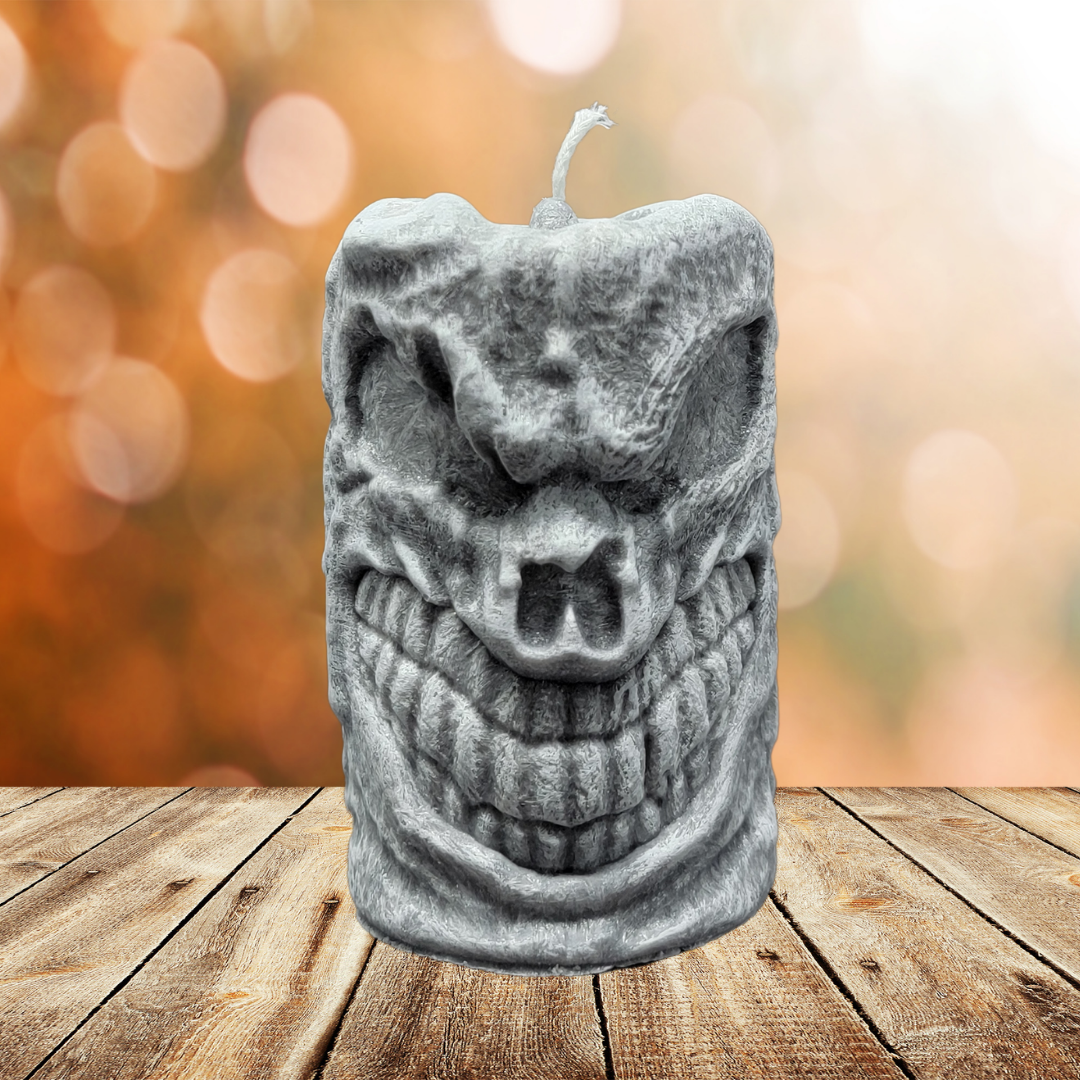 Halloween candle, Spooky Candles, Devil Face Candle