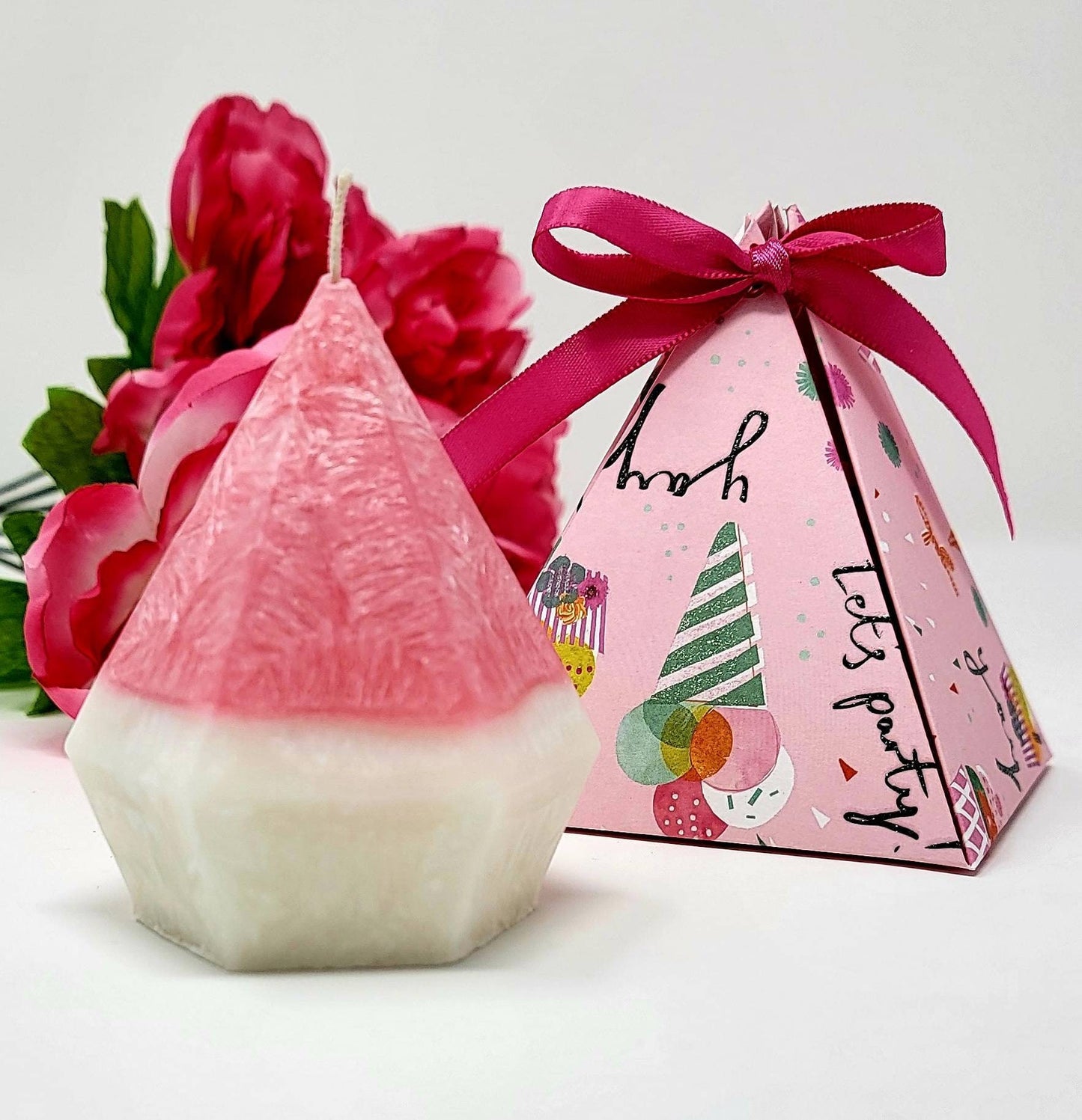 Crystal Surprise Candle with Personalized box, Mystery Diamond Candle , Gemstone Surprise Candle, Personalized Gifts