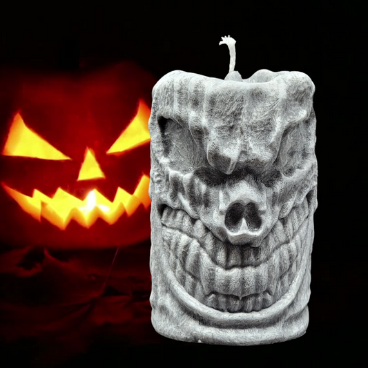 Halloween candle, Spooky Candles, Devil Face Candle