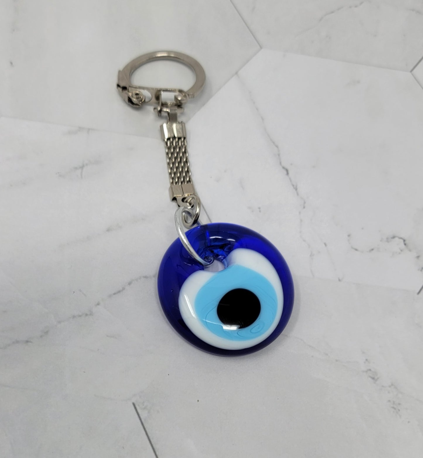 Evil Eye Keychain, Key Ring for Women