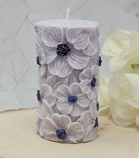 Flower Candle - Holiday Candle