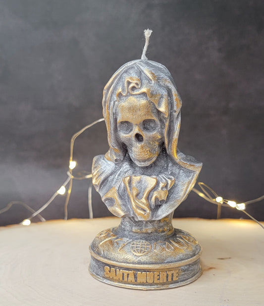 Santa Muerte pillar candle - Holy Death Candle