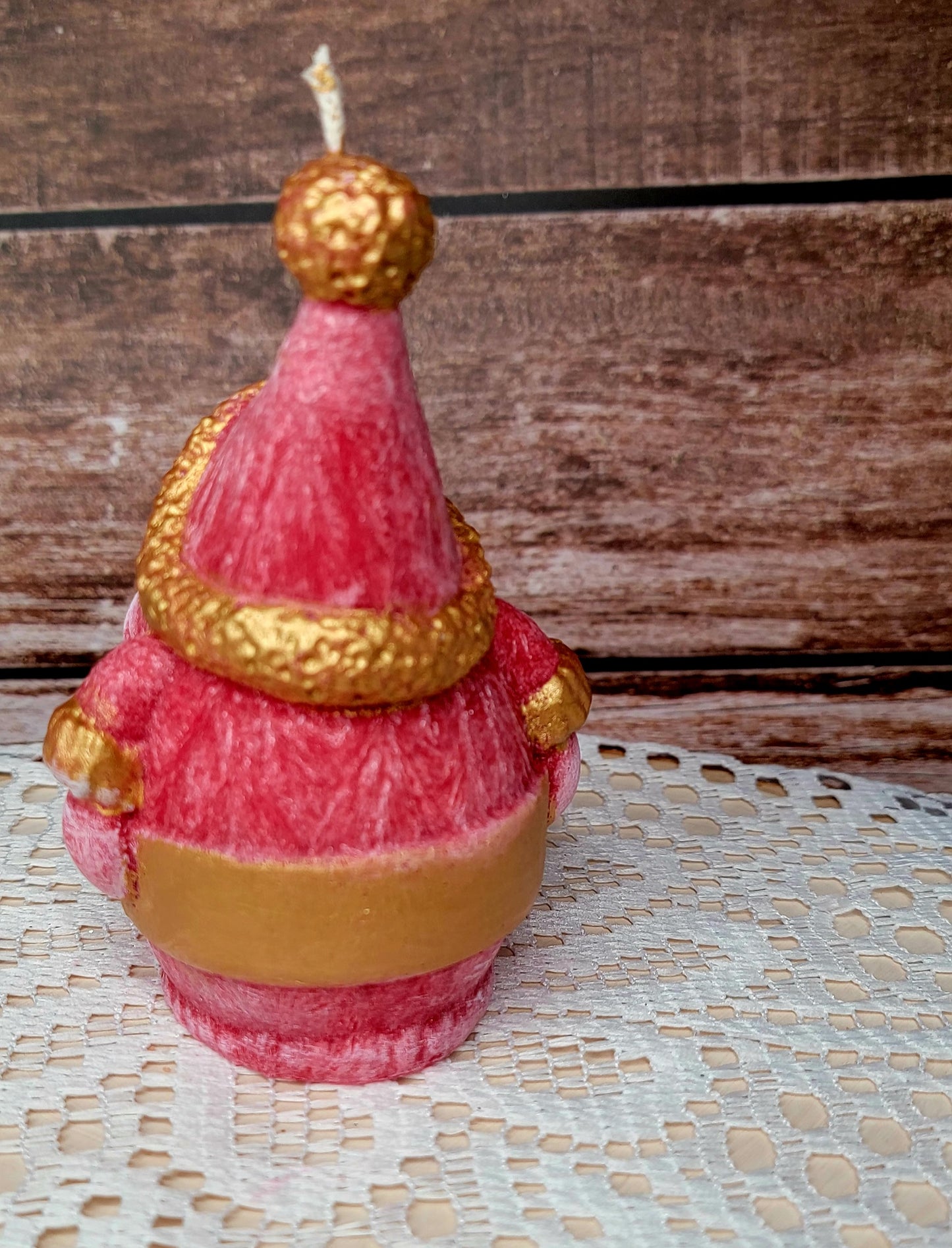 Santa Claus Christmas Candle,  Santa Candle Christmas Decor