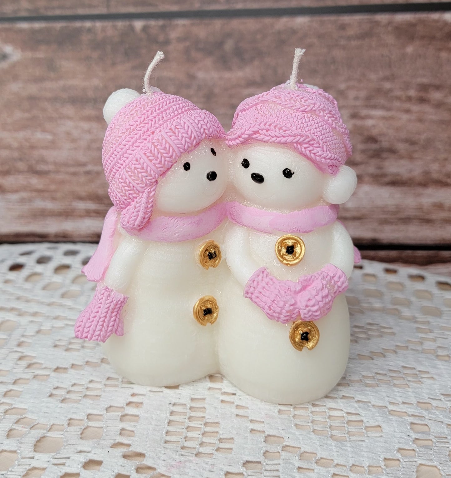 Snowman Candle, Cute Snowman Candle, Snowman Shaped Candle