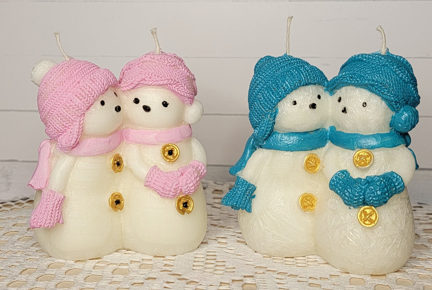 Snowman Candle, Cute Snowman Candle, Snowman Shaped Candle