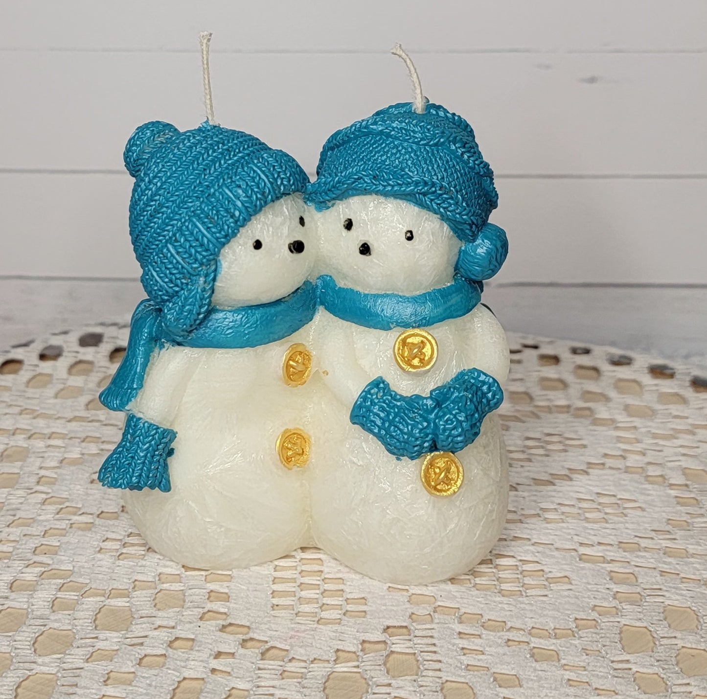 Snowman Candle, Cute Snowman Candle, Snowman Shaped Candle