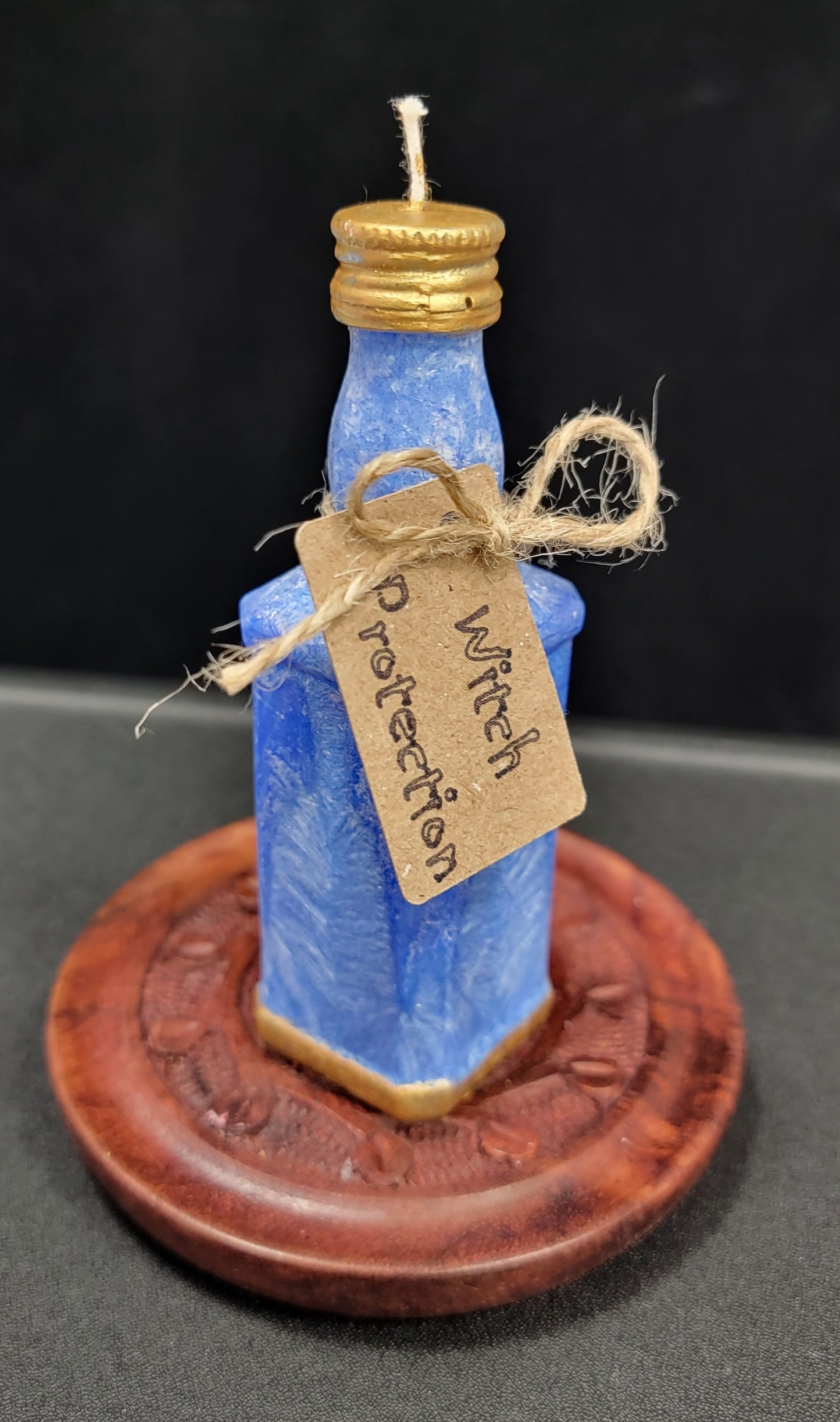 Witch bottle Candle -  Altar Bottle Candle