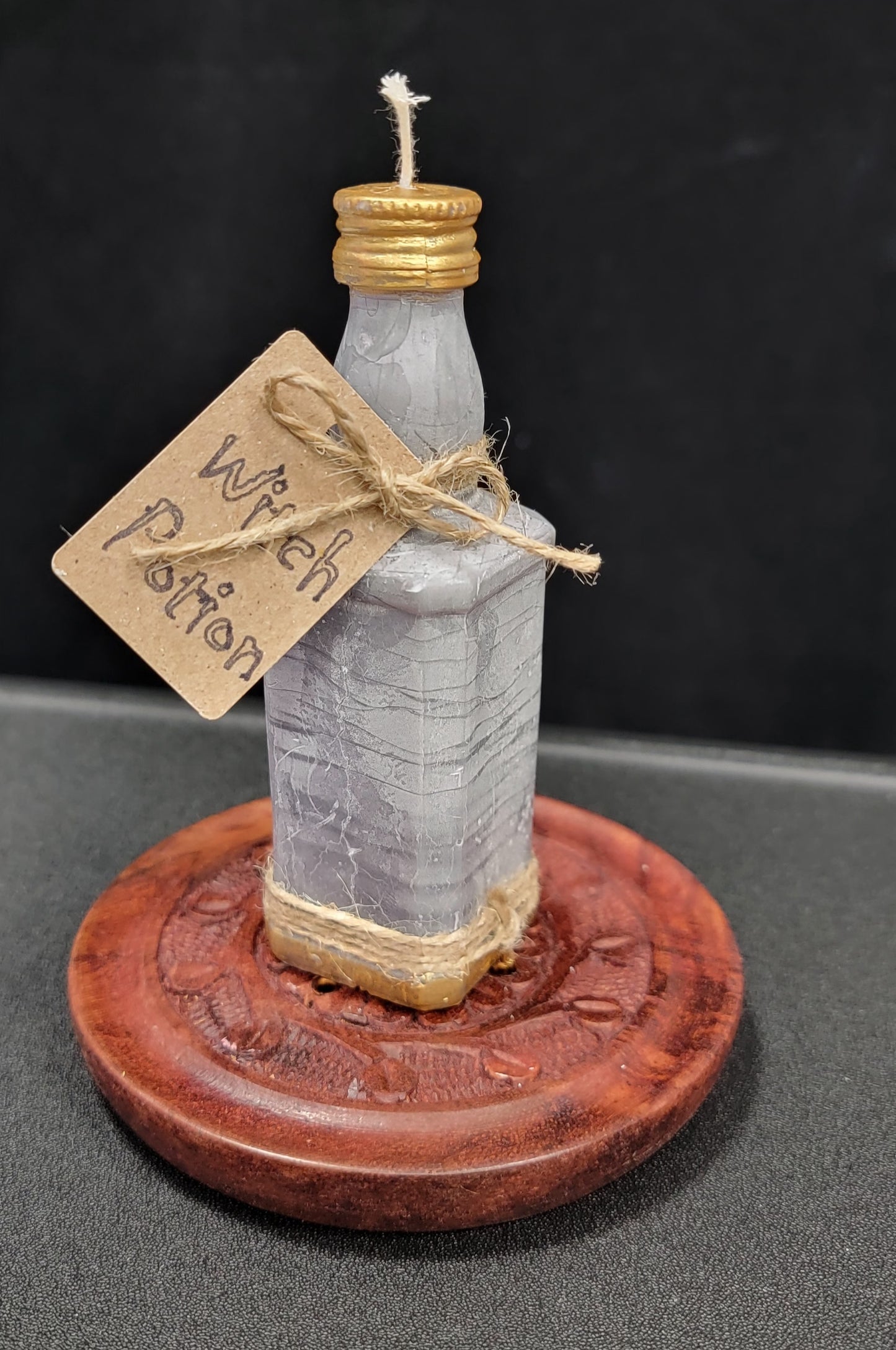 Witch bottle Candle -  Altar Bottle Candle