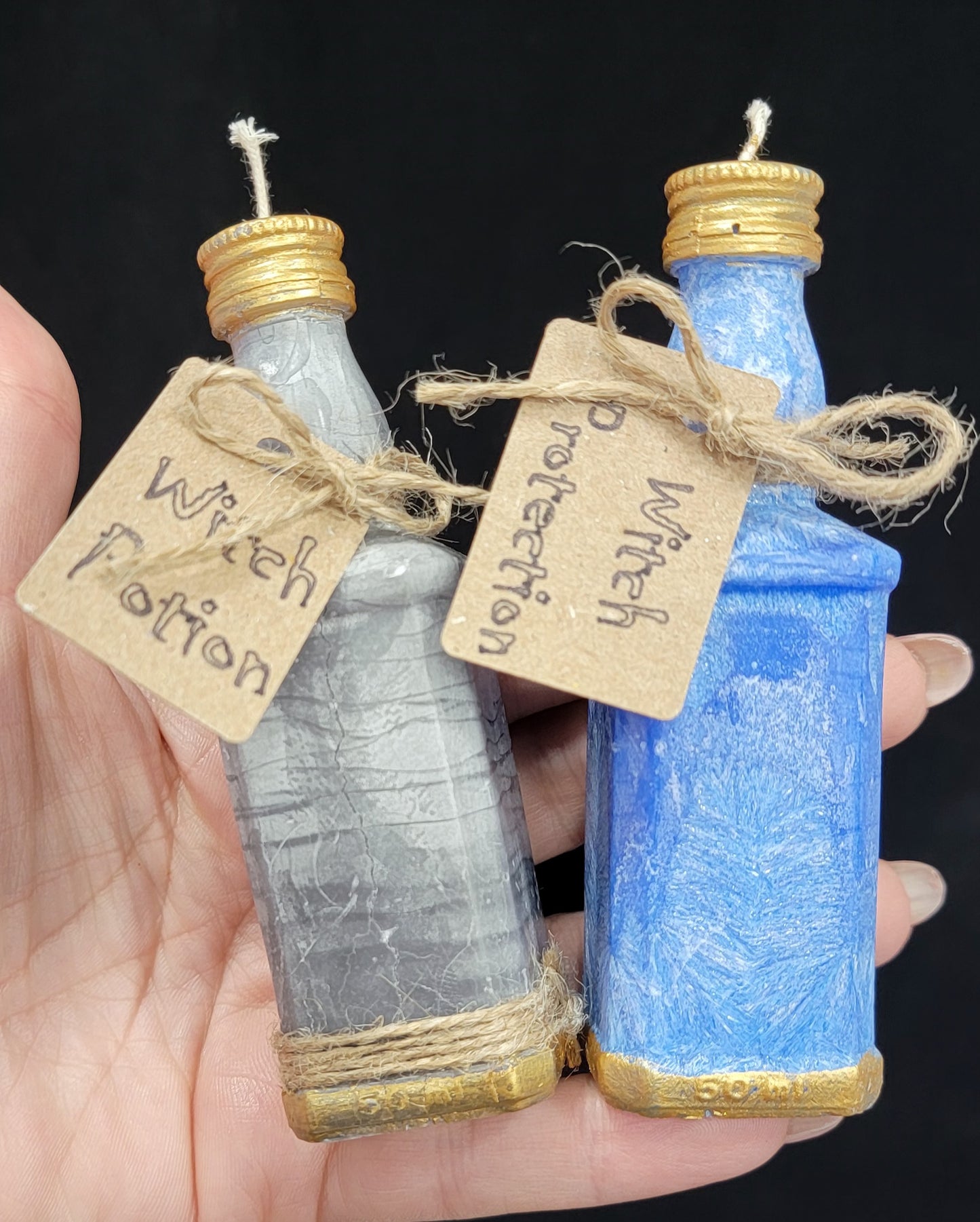 Witch bottle Candle -  Altar Bottle Candle