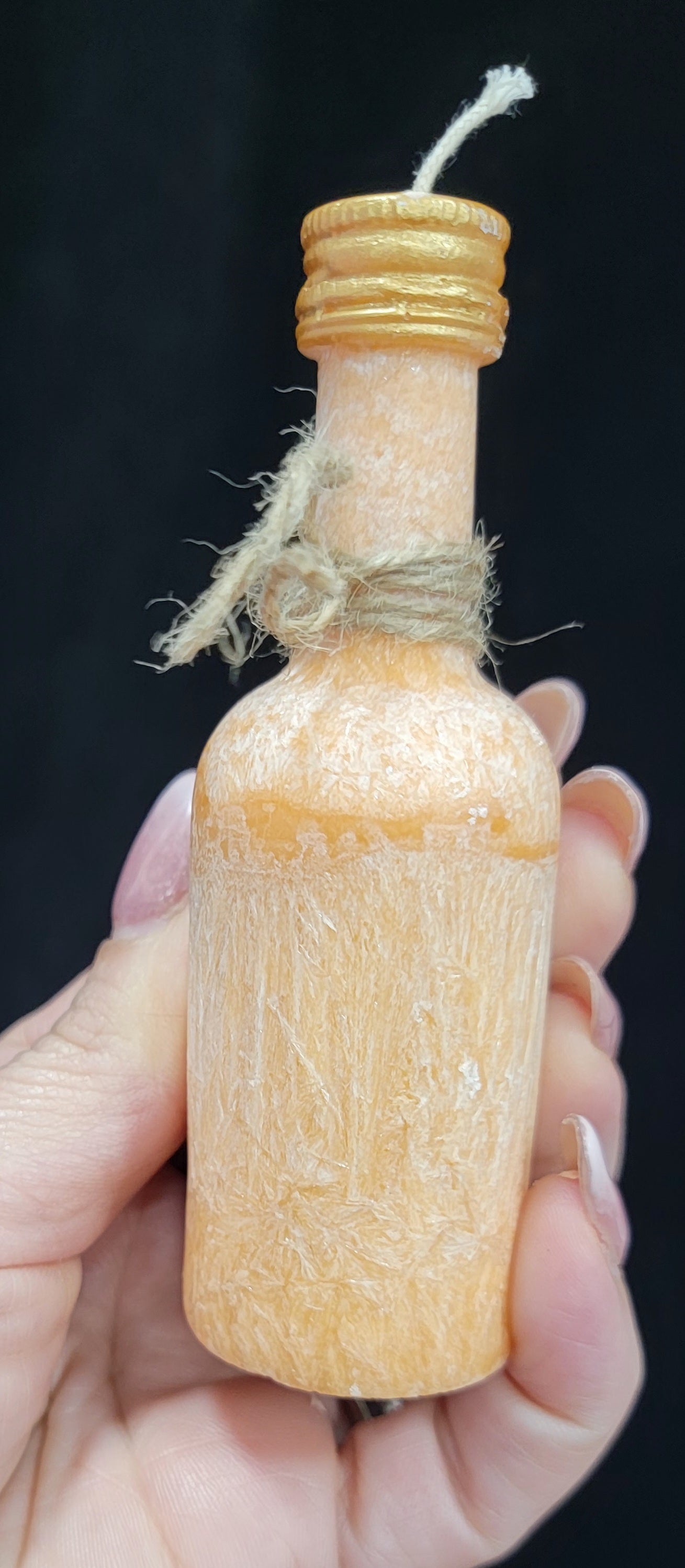 Witch bottle Candle -  Altar Bottle Candle