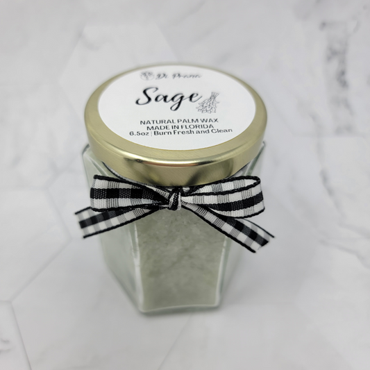 Sage, Sage Candles for Cleansing House, Spiritual Gifts for Women, White Sage Meditation, Chakra Candle, Witchy Gifts Aromatherapy Candle