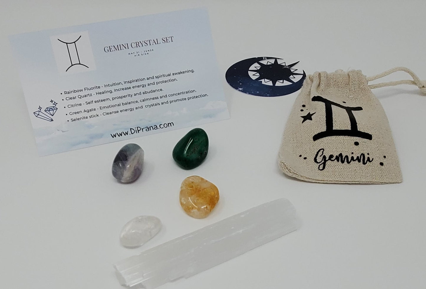 Zodiac Gemini Crystal Set |Gemini Zodiac Crystal Set