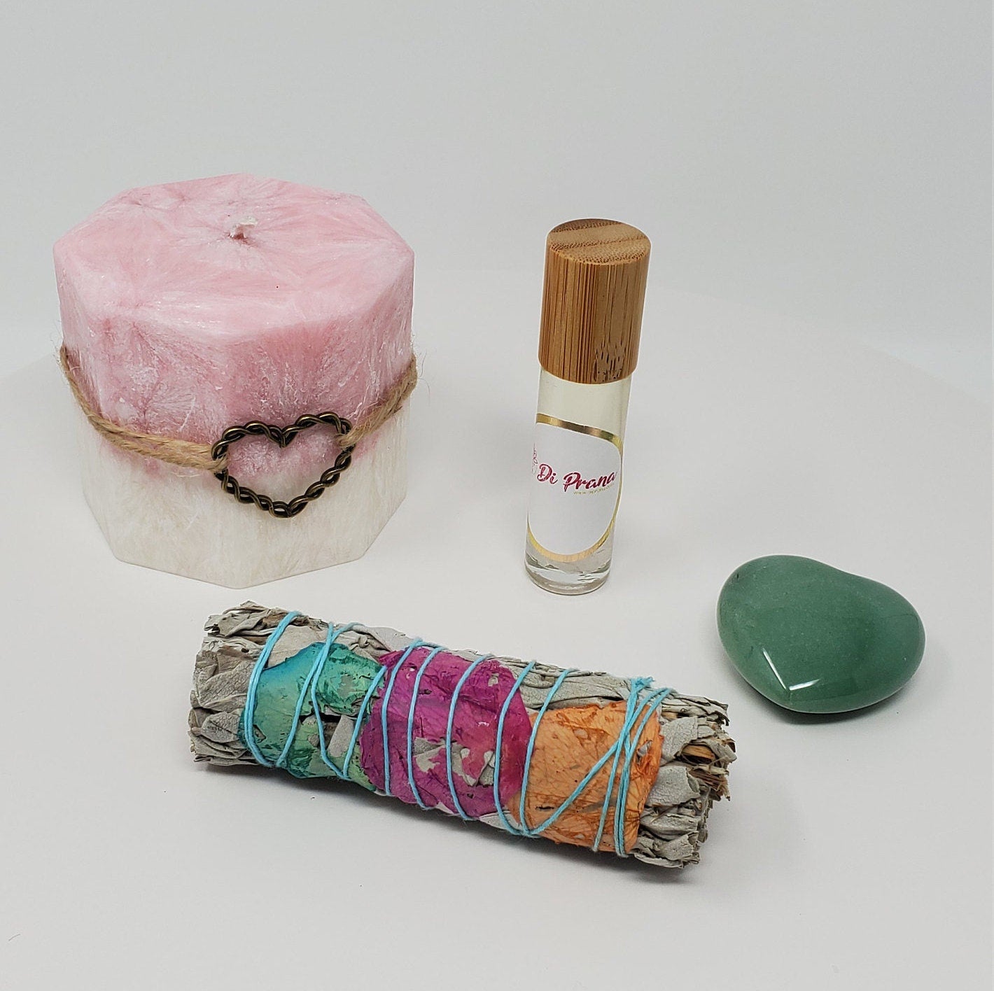 Crystal Candle self care box - Cleanse and self care box