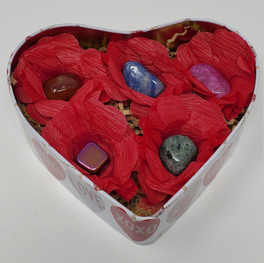 Crystal Chocolate Box, Heart shaped box of crystals, Box of crystals,  Crystal Gift Box