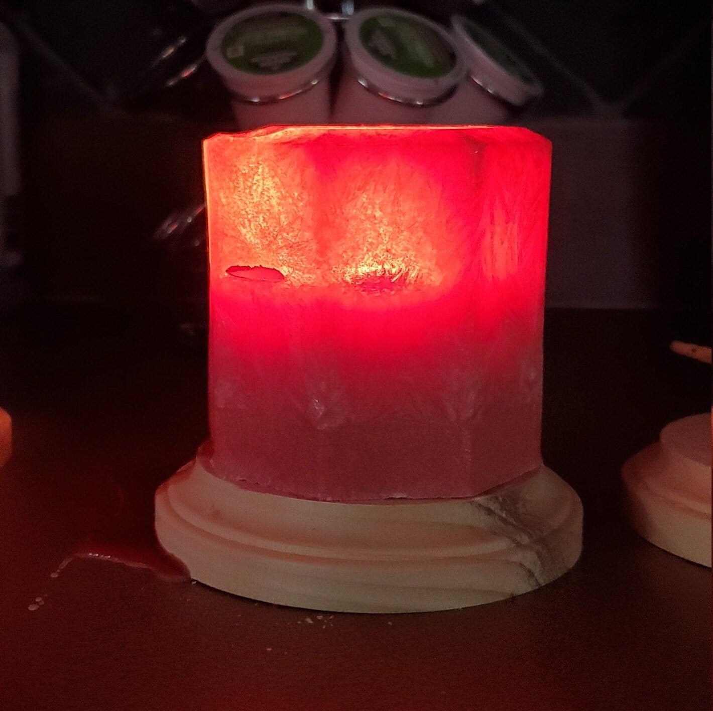 Feng Shui Candle with Crystals Inside