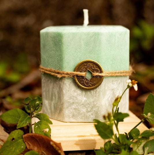 Feng Shui Candle, Crystal Candle - Mystery Crystal Candle