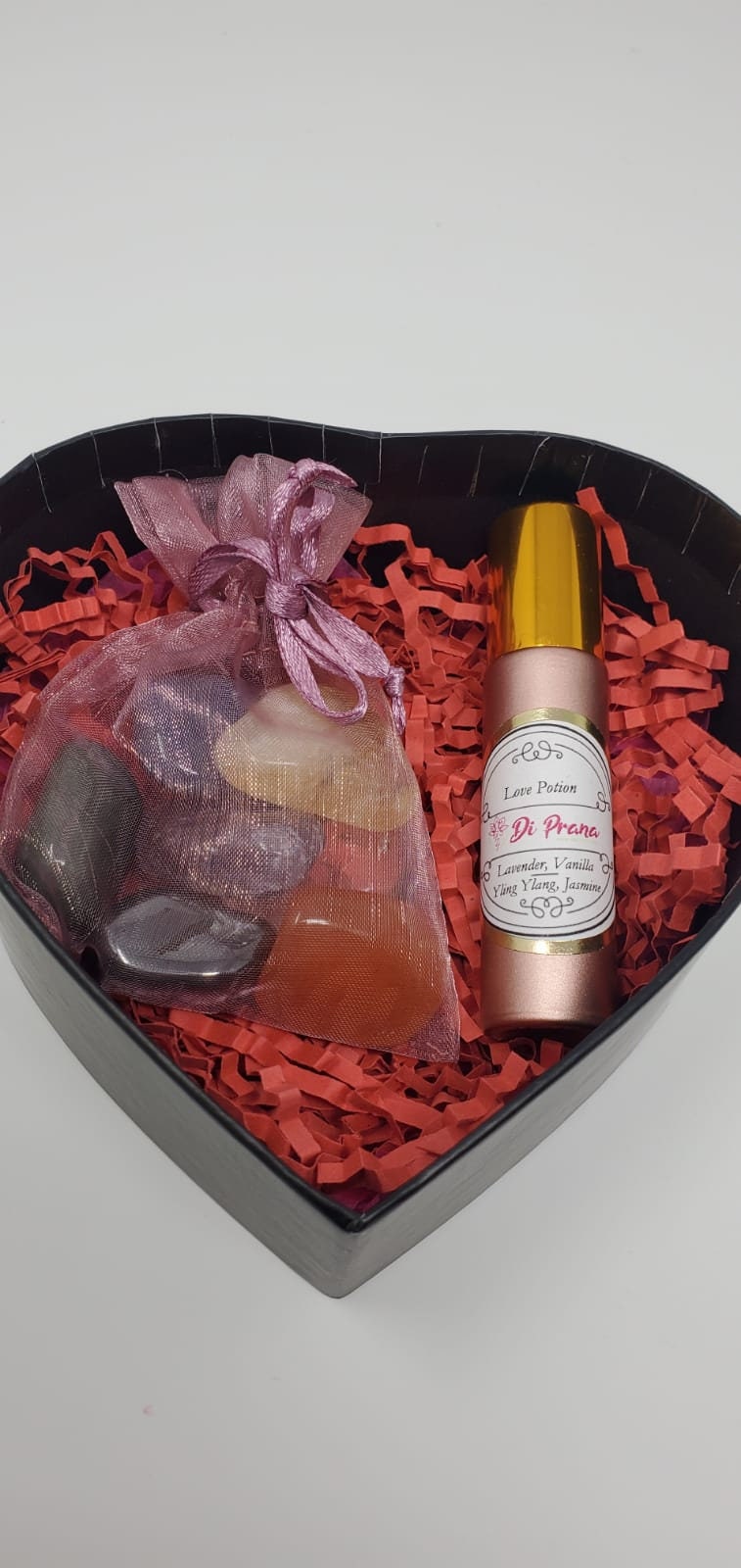 Crystal Heart Box, Valentines gift box, Heart Crystal Box, Self Love Gift box