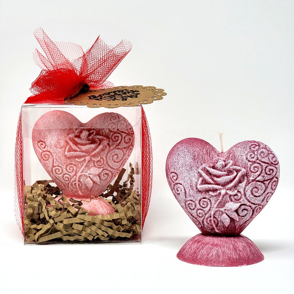 Unique Heart Shaped Candle, Unique Candle for wedding favor