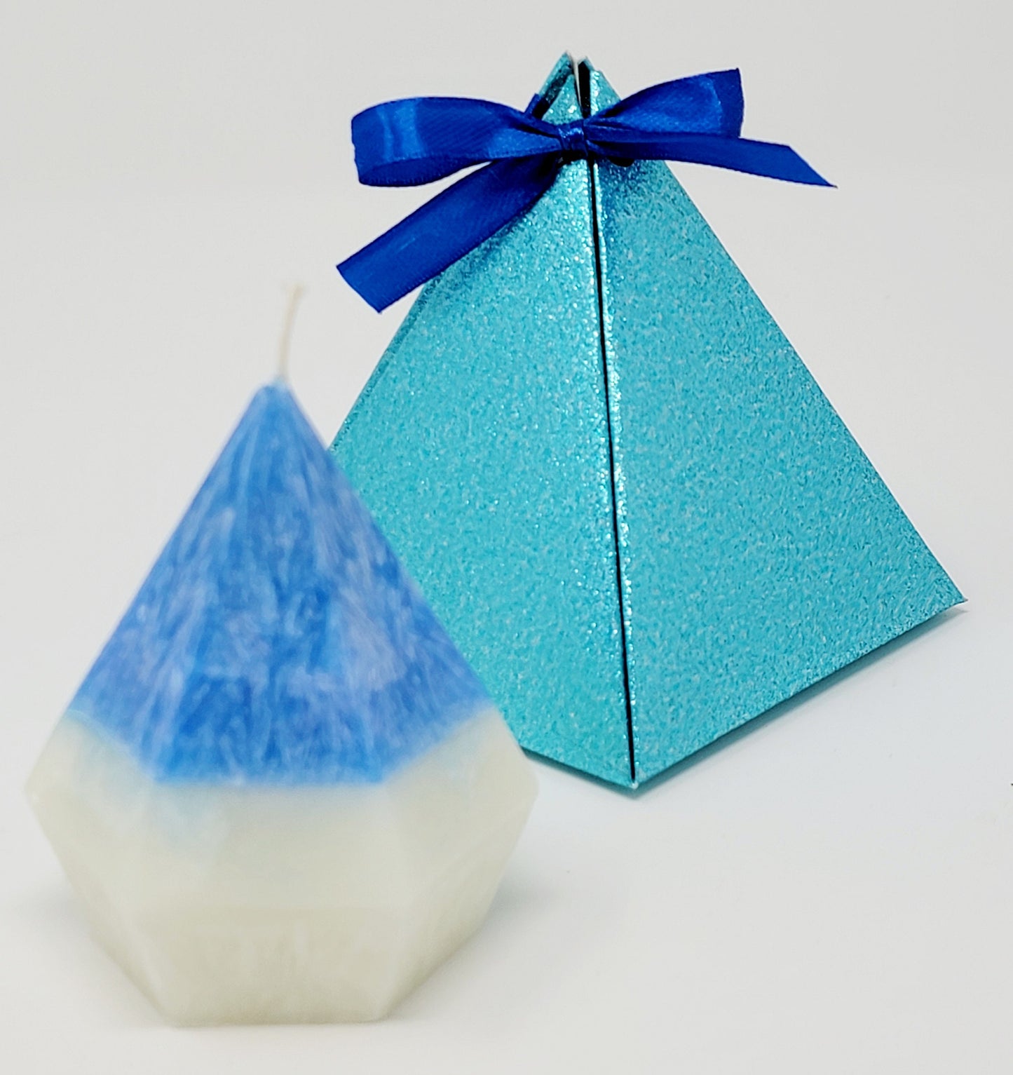 Surprise Candle with Crystal  Inside  and themed box