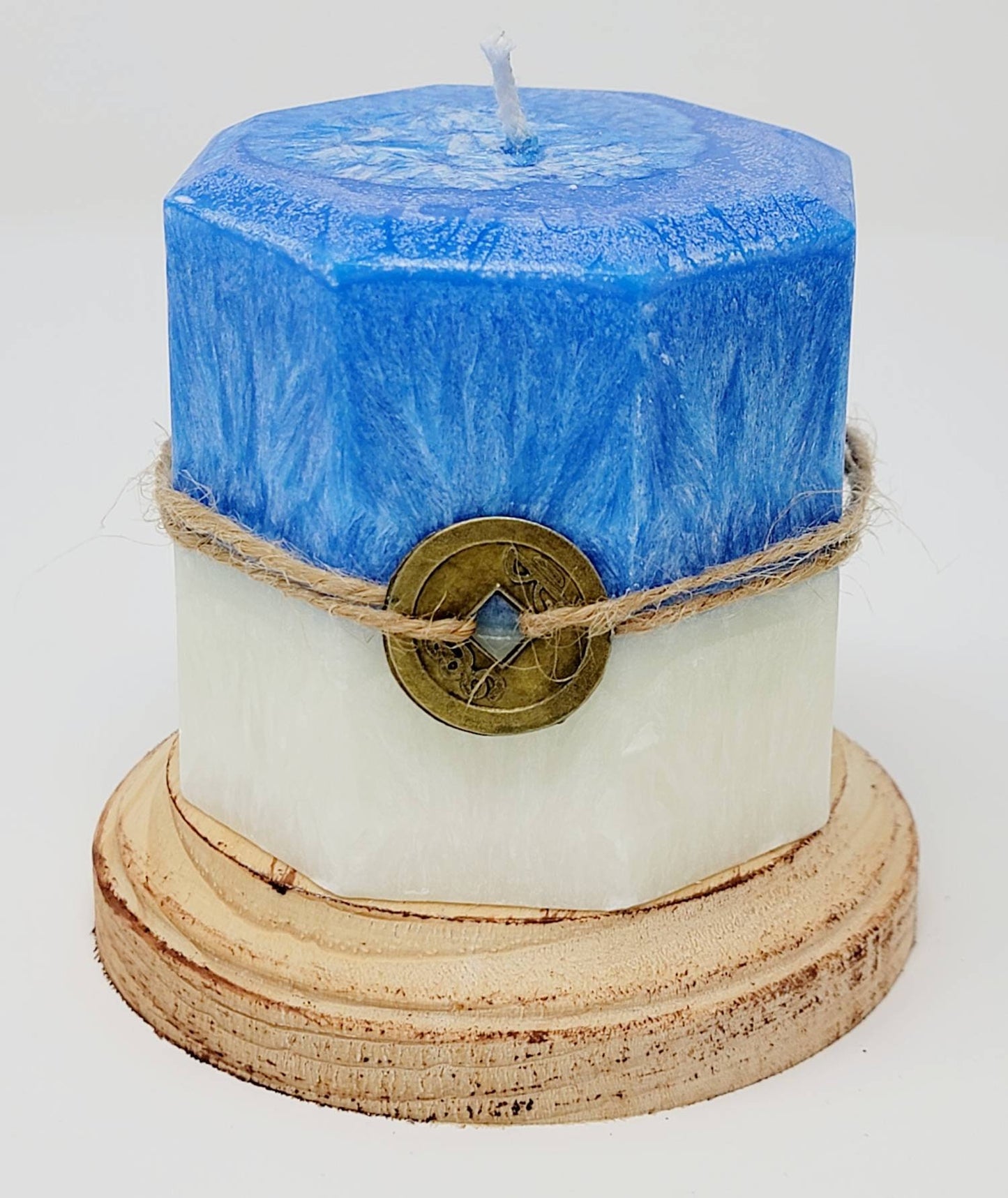 Candle with Hidden Crystal Inside