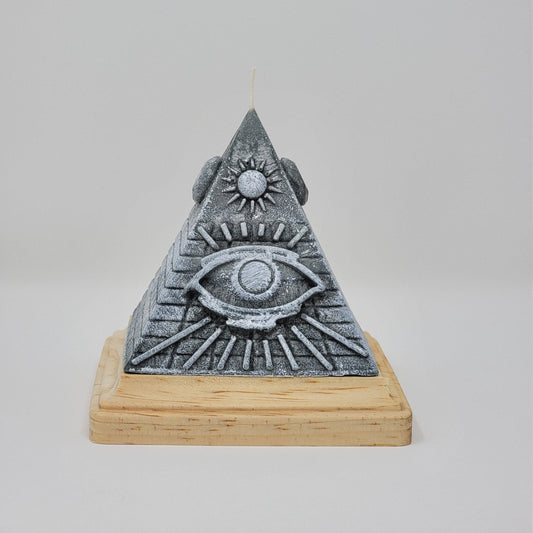 CRYSTAL Pyramid Candle