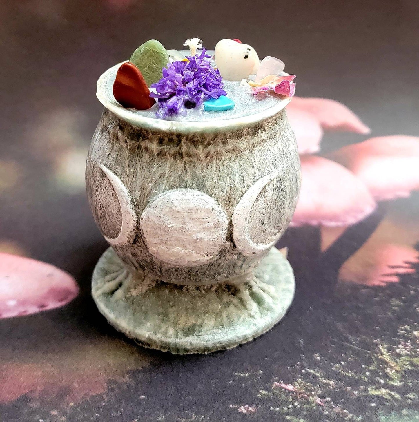Unique Witch Cauldron Candle