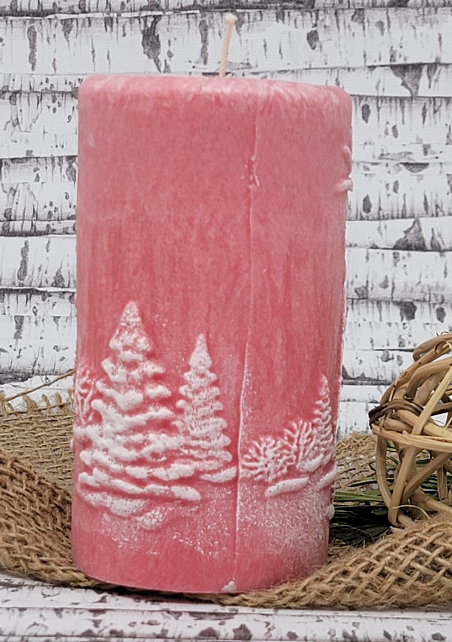 Christmas Scene Candle