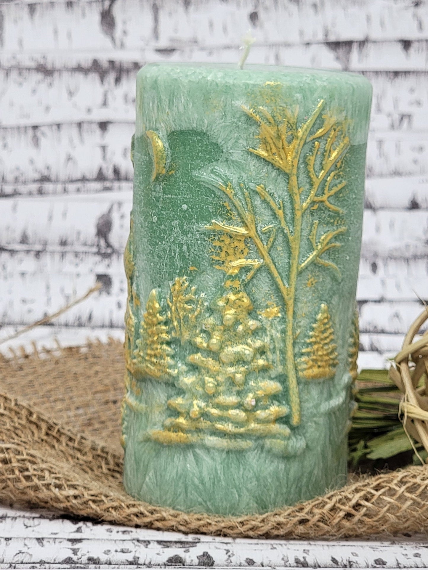 Christmas Scene Candle