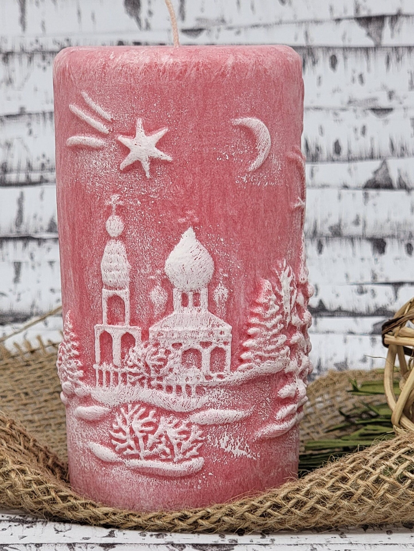 Christmas Scene Candle