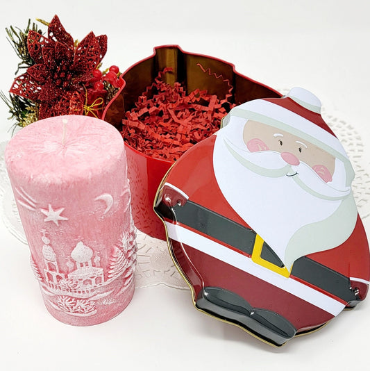 Gift Box Christmas  - Christmas Gift box with Candles