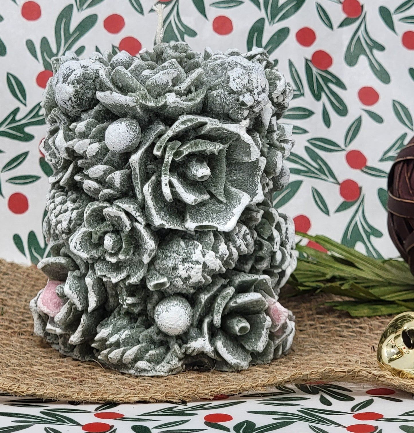 Christmas Candle - Christmas decorations - 3D Christmas Candle