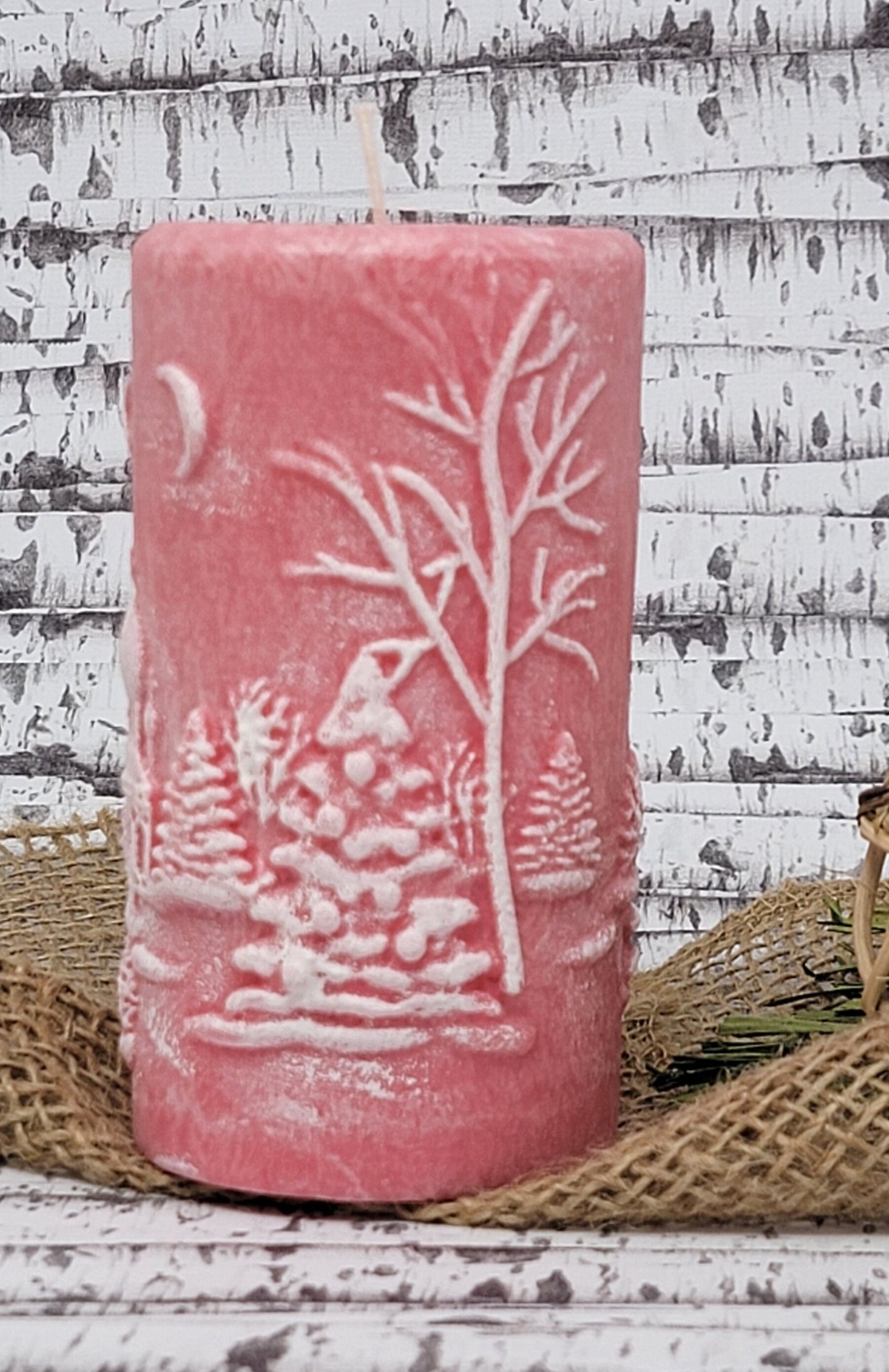 Christmas Scene Candle