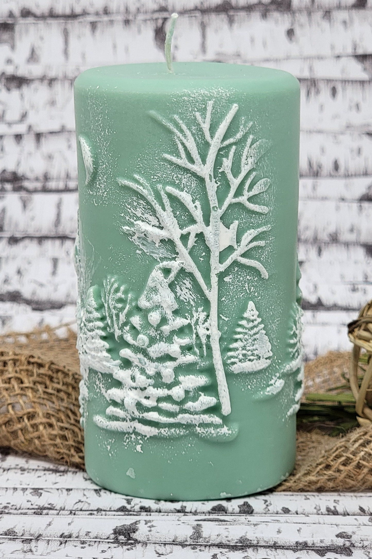 Christmas Scene Candle