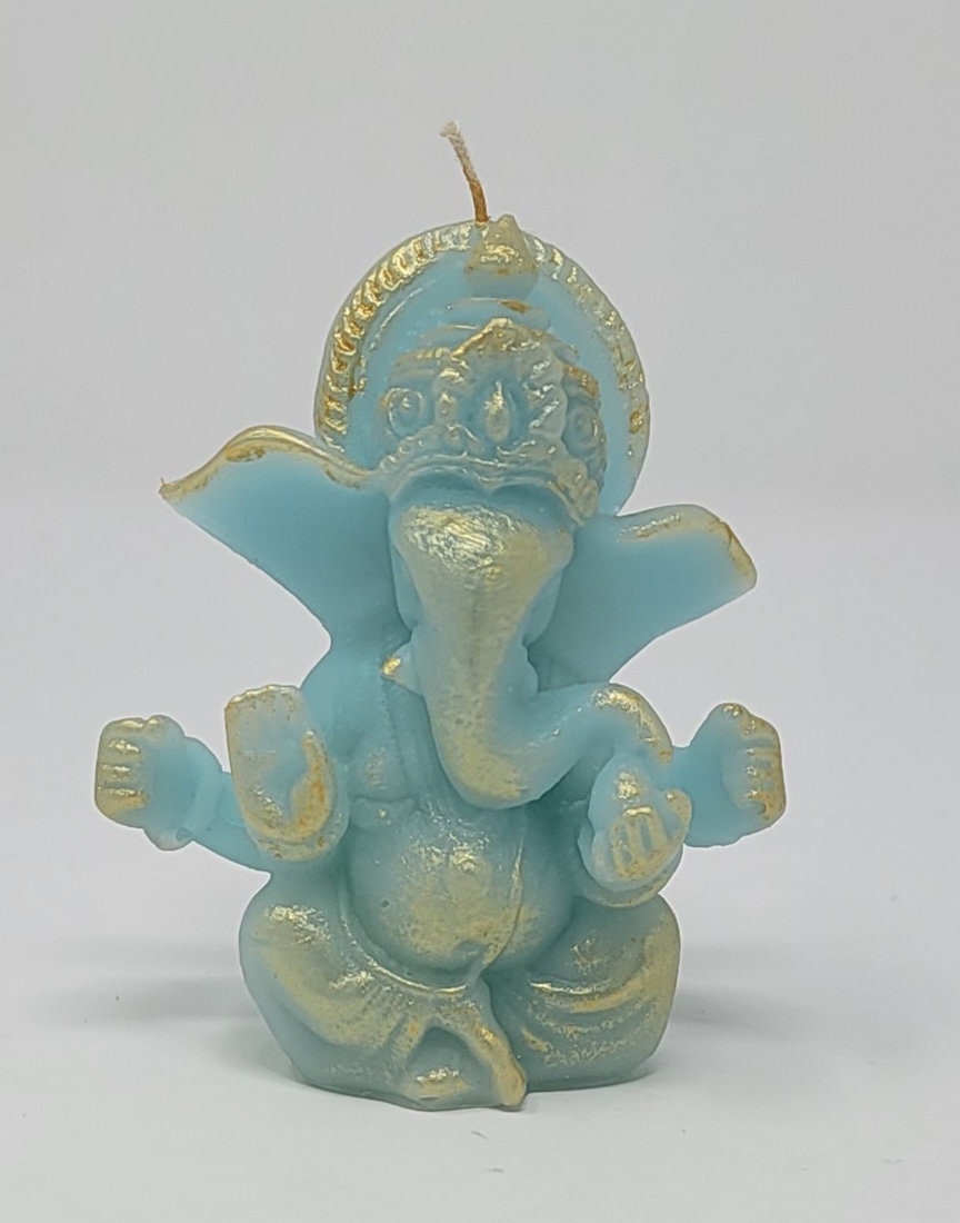 Unique Ganesha Beeswax Candle -  Spiritual Candle Meditation