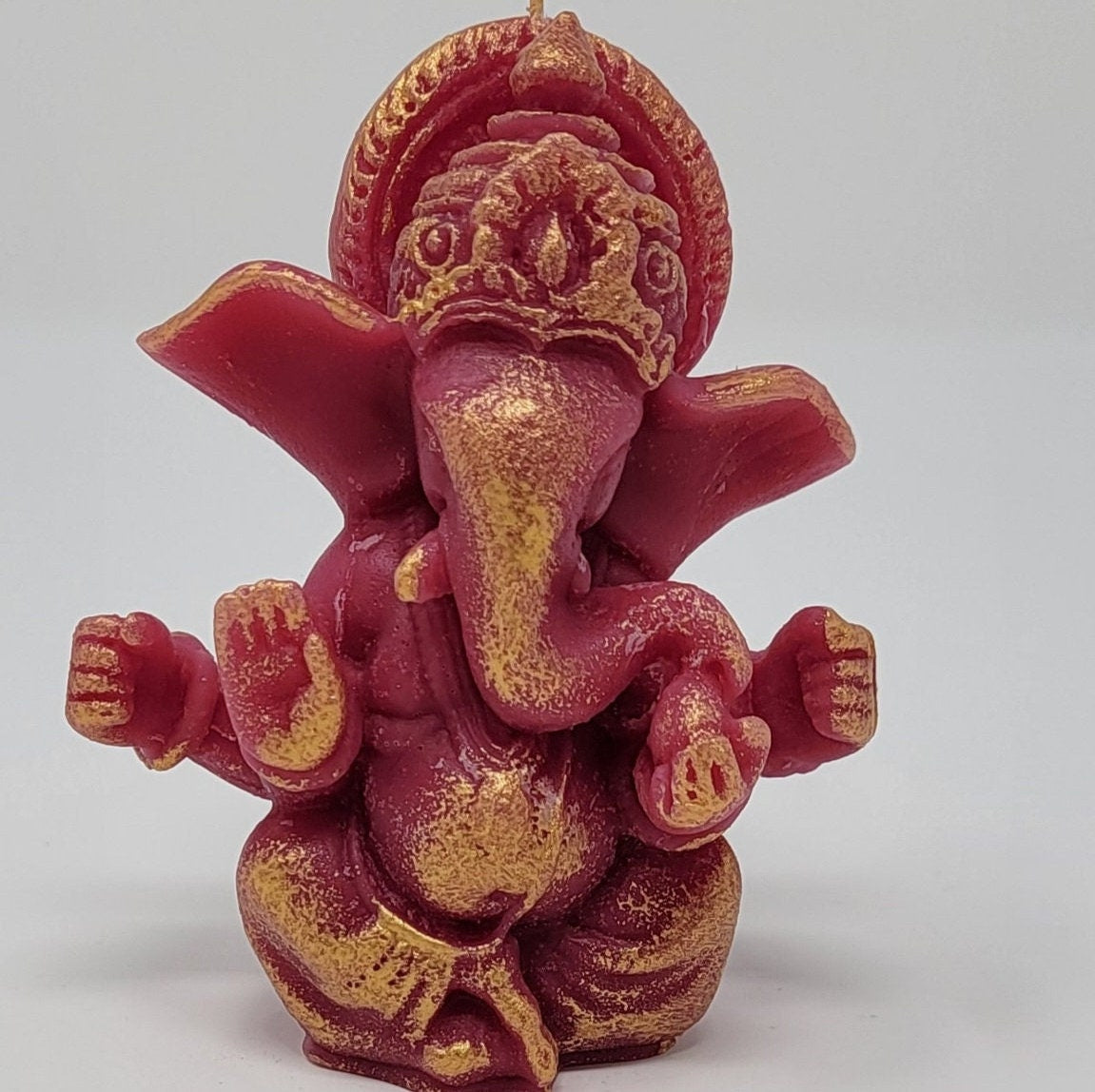 Unique Ganesha Beeswax Candle -  Spiritual Candle Meditation