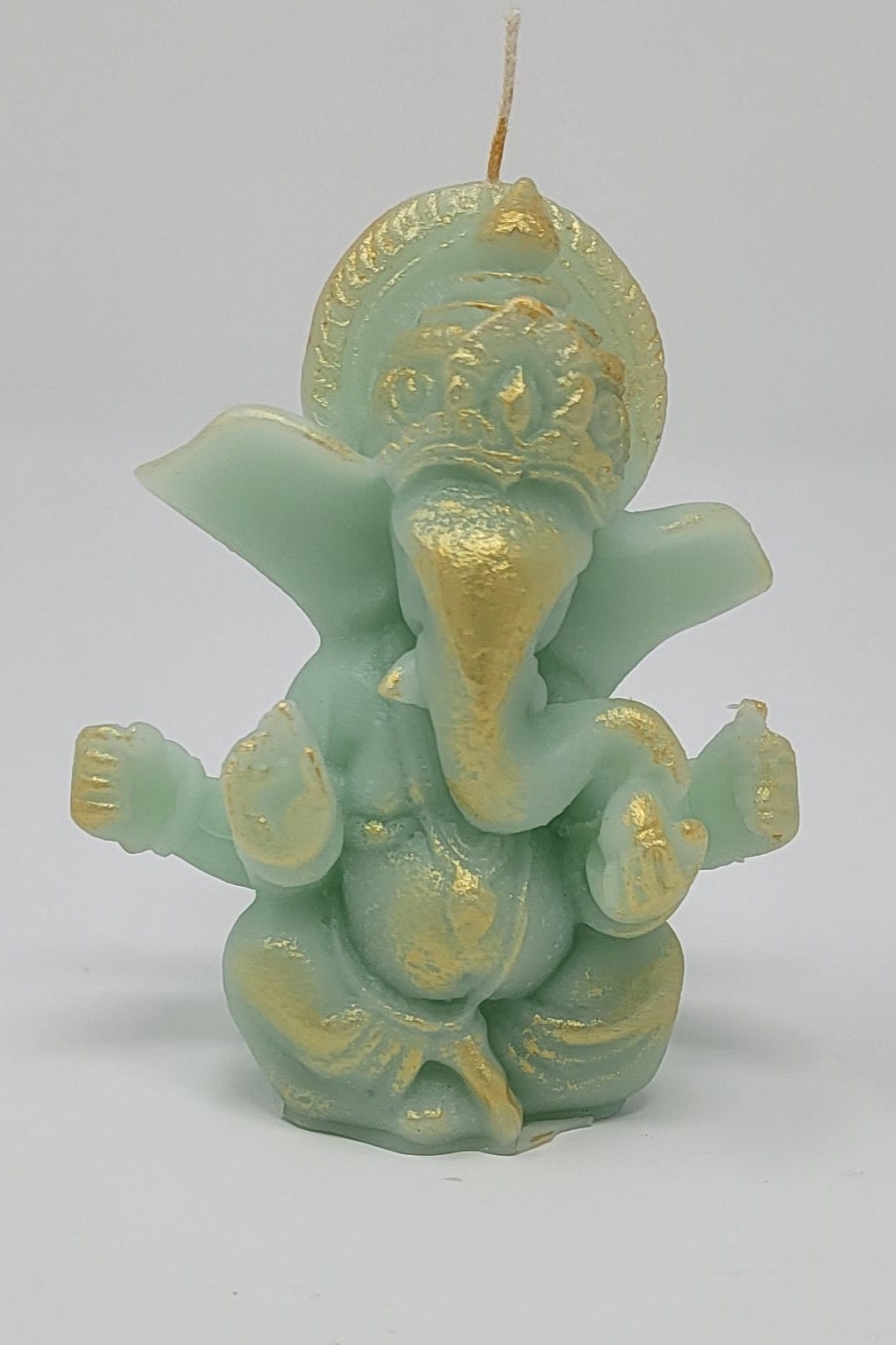 Unique Ganesha Beeswax Candle -  Spiritual Candle Meditation