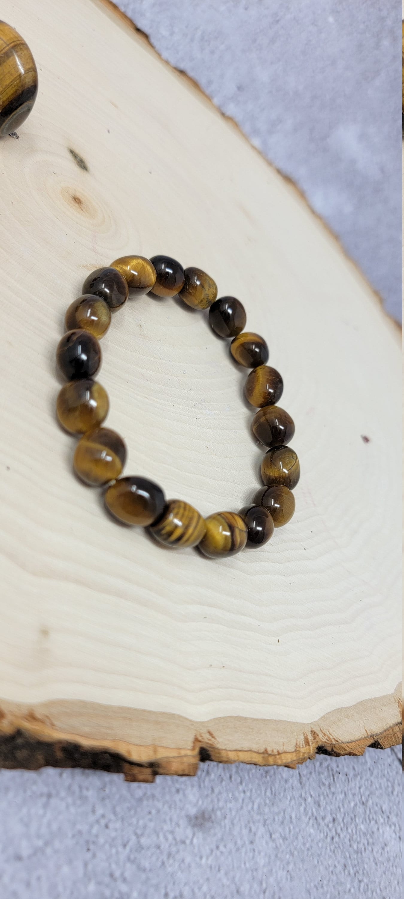 Jewelry Tiger Eye Crystal Bead Bracelet 8mm