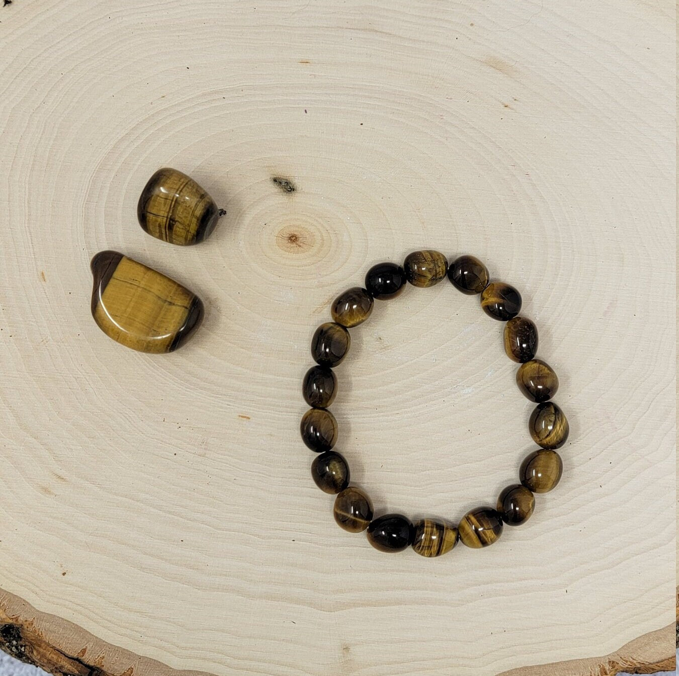 Jewelry Tiger Eye Crystal Bead Bracelet 8mm