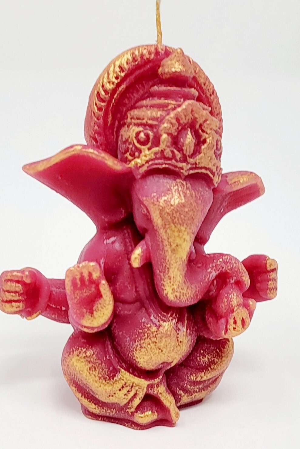 Unique Ganesha Beeswax Candle -  Spiritual Candle Meditation