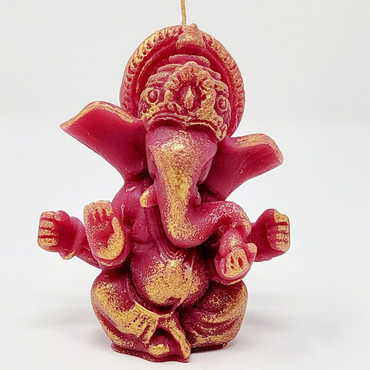 Unique Ganesha Beeswax Candle -  Spiritual Candle Meditation