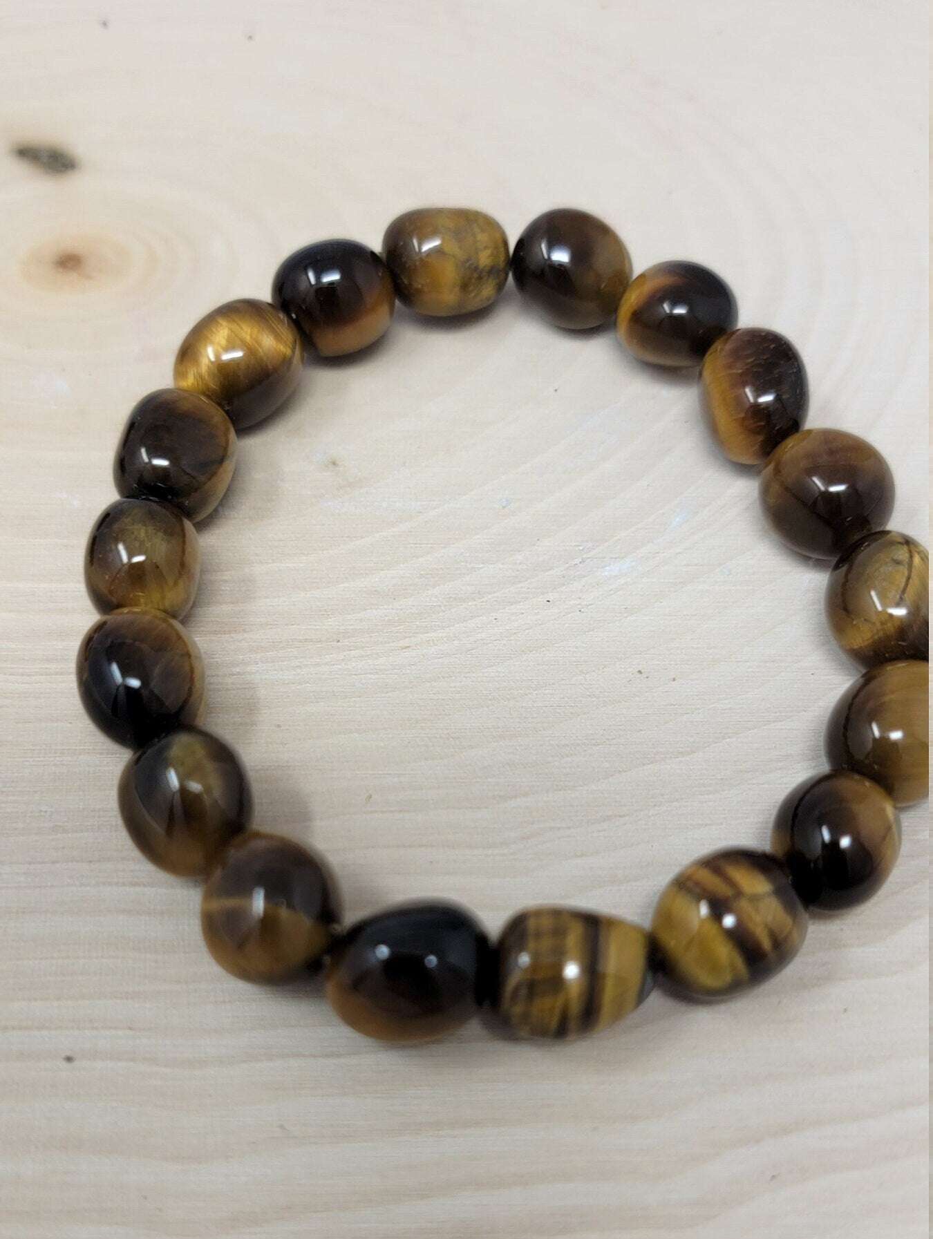 Jewelry Tiger Eye Crystal Bead Bracelet 8mm