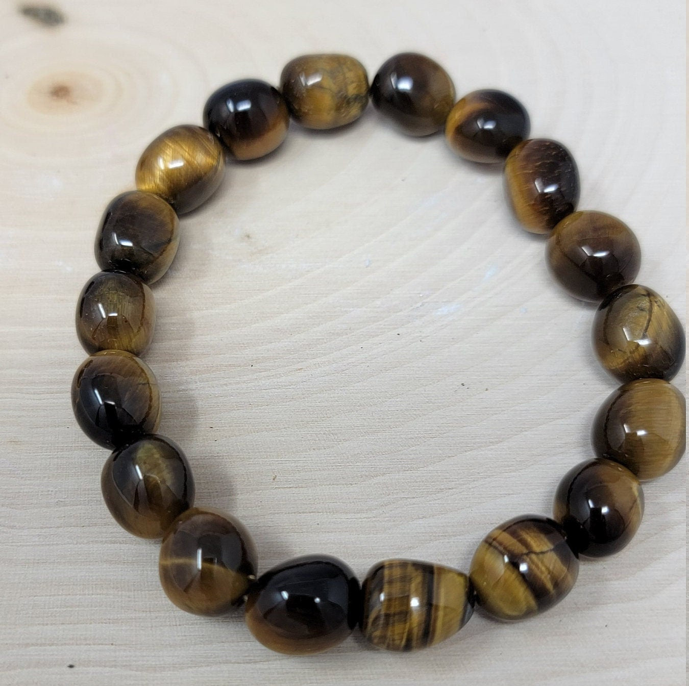 Jewelry Tiger Eye Crystal Bead Bracelet 8mm