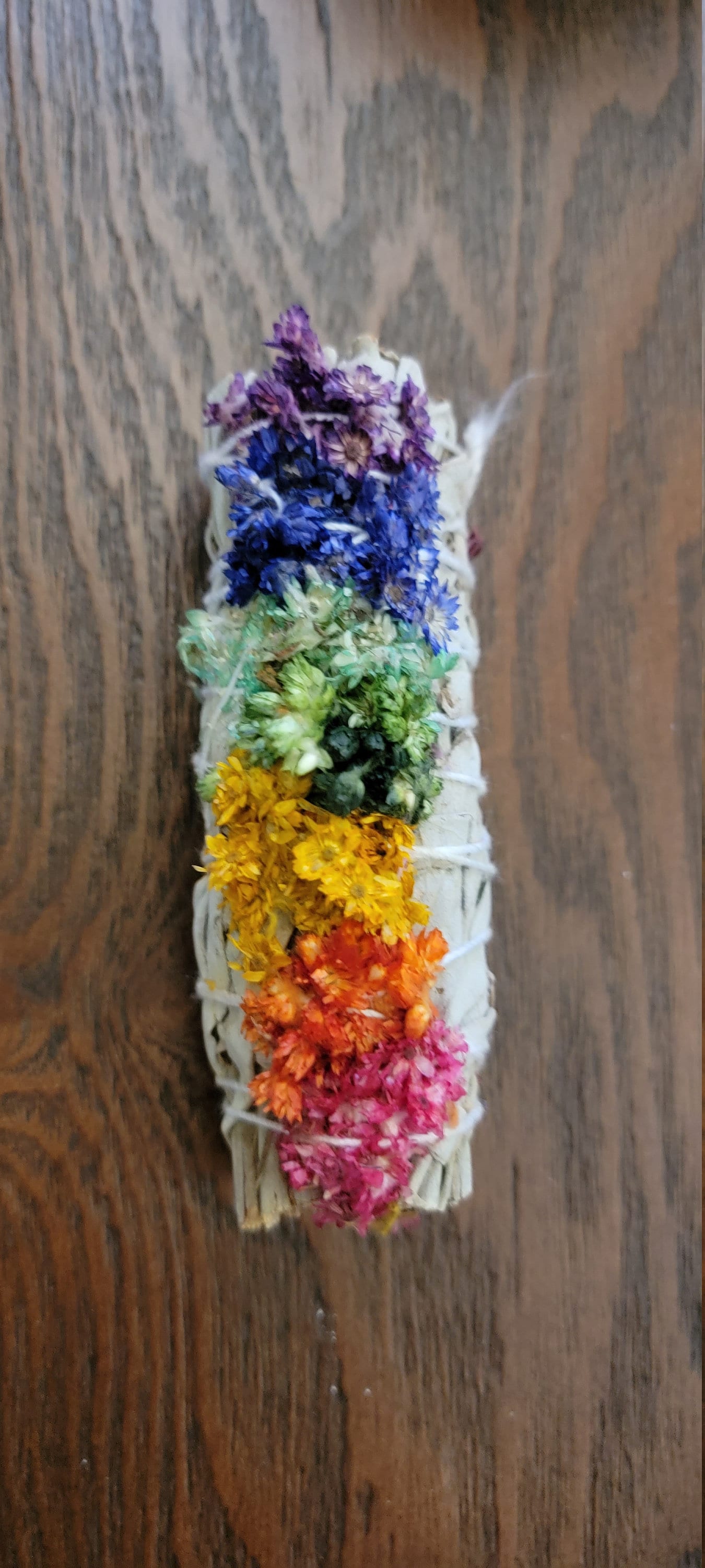 Smudge 7 Chakra Sage Floral